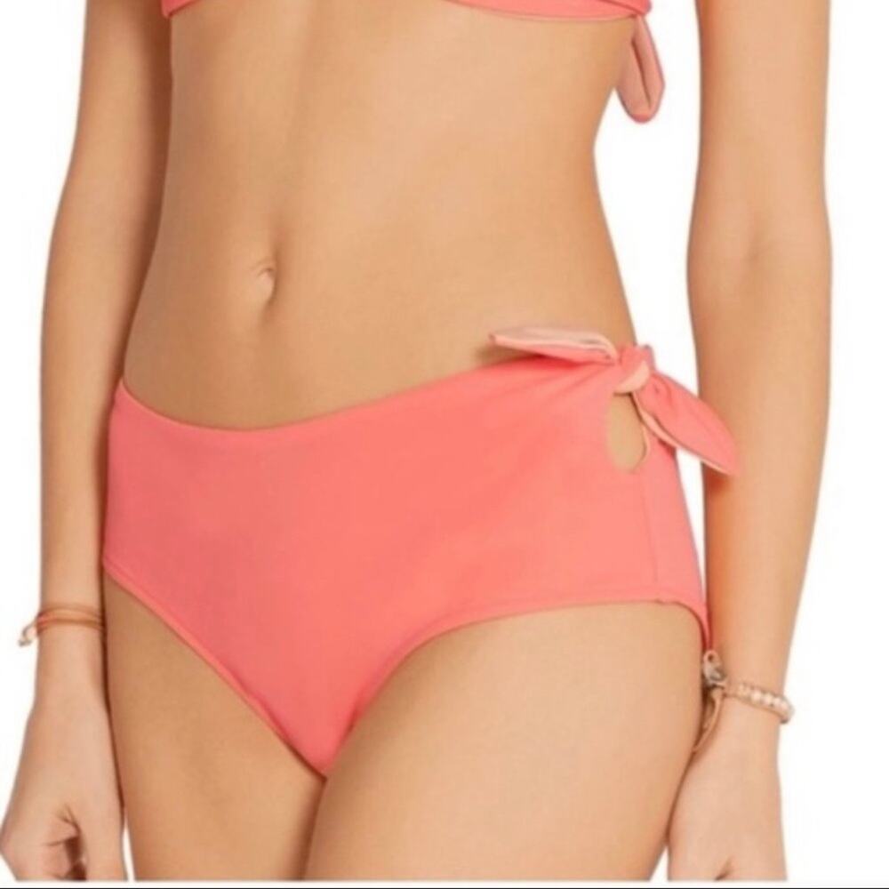 Solid & Striped The Grace Swim Bottom Coral Medium